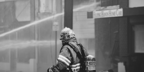 A picture of an old first responder
